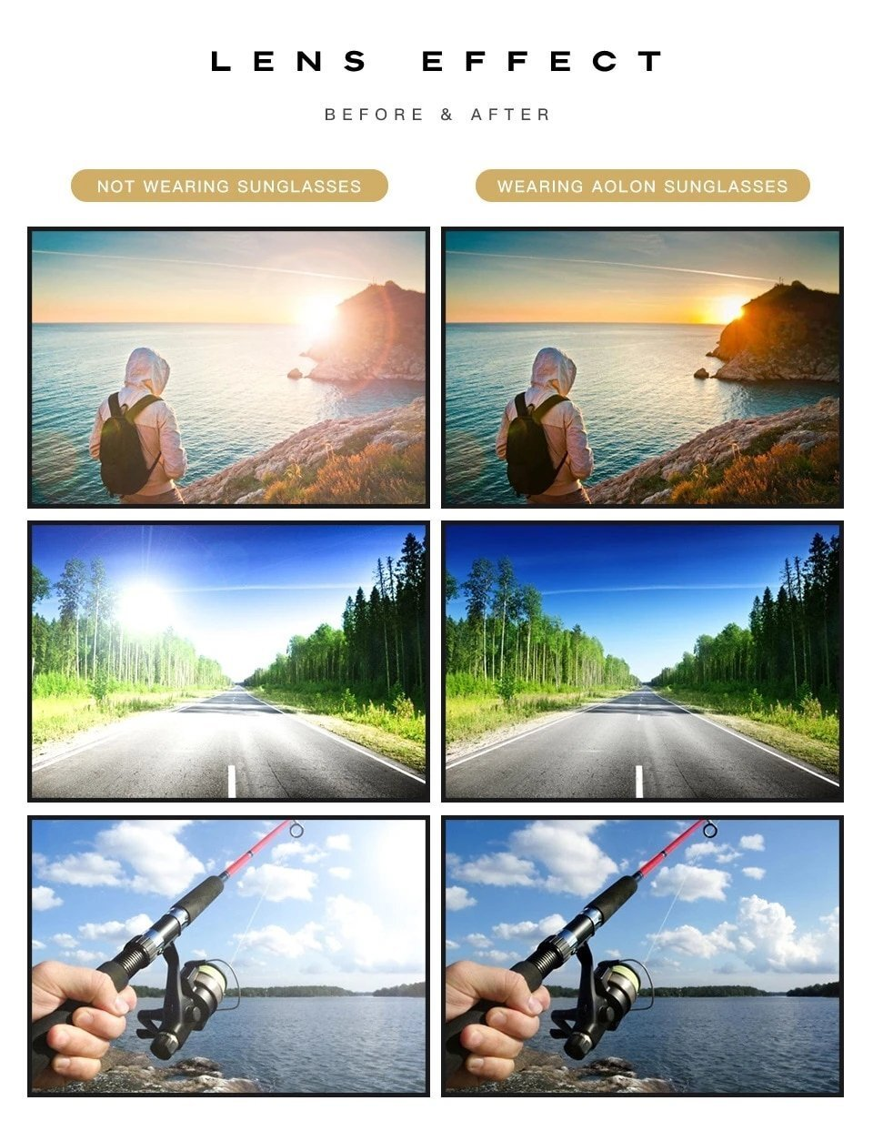 Quality Titanium Alloy Photochromic Sunglasses
