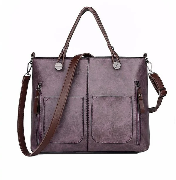 Ladies vintage leather shoulder bag