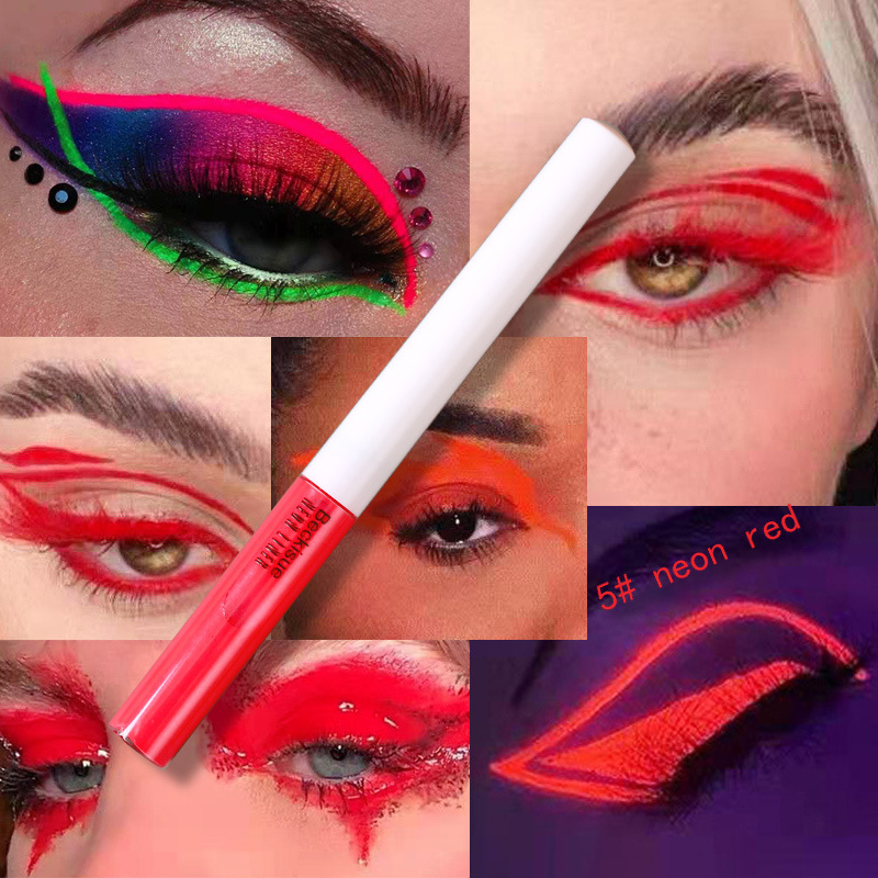 Rainbow Neon Eyeliner Flurescent Waterproof Eyeliner Pen