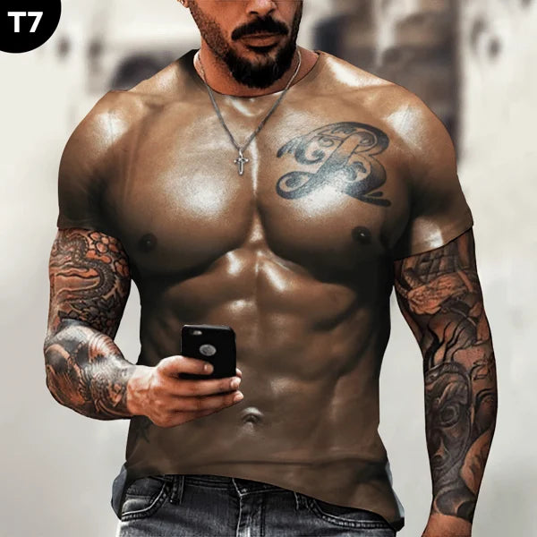 MUSCLE TATTOO All Over Print T Shirt