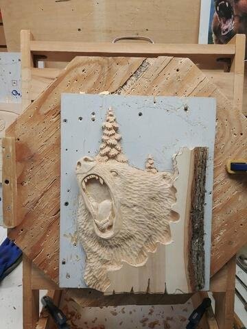 Animal Carving Handcraft Wall Hanging