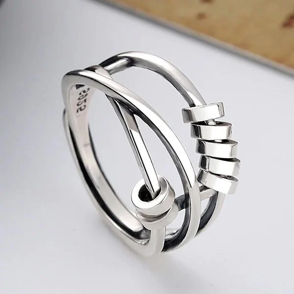 Enamel Fidget Ring