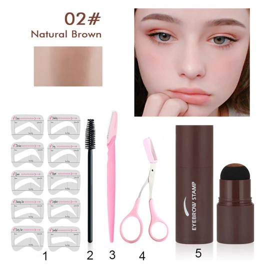 Professional Eyebrow Stamp Shaping Kit