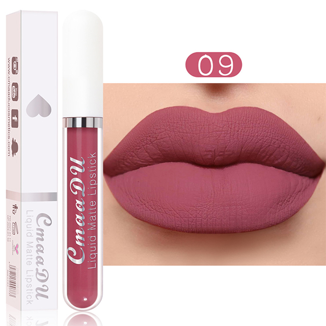 18 Shades of Matte Waterproof Long Lasting Lip Gloss