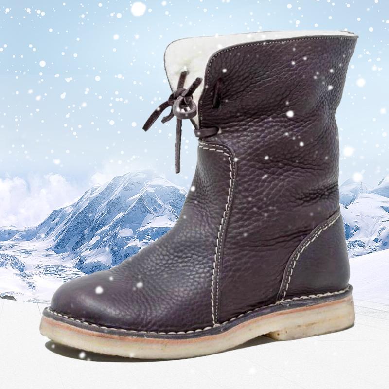 Ladies high top flat shoes stretch boots