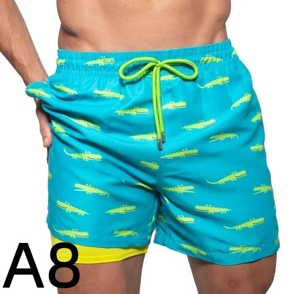 Double layer beach pants