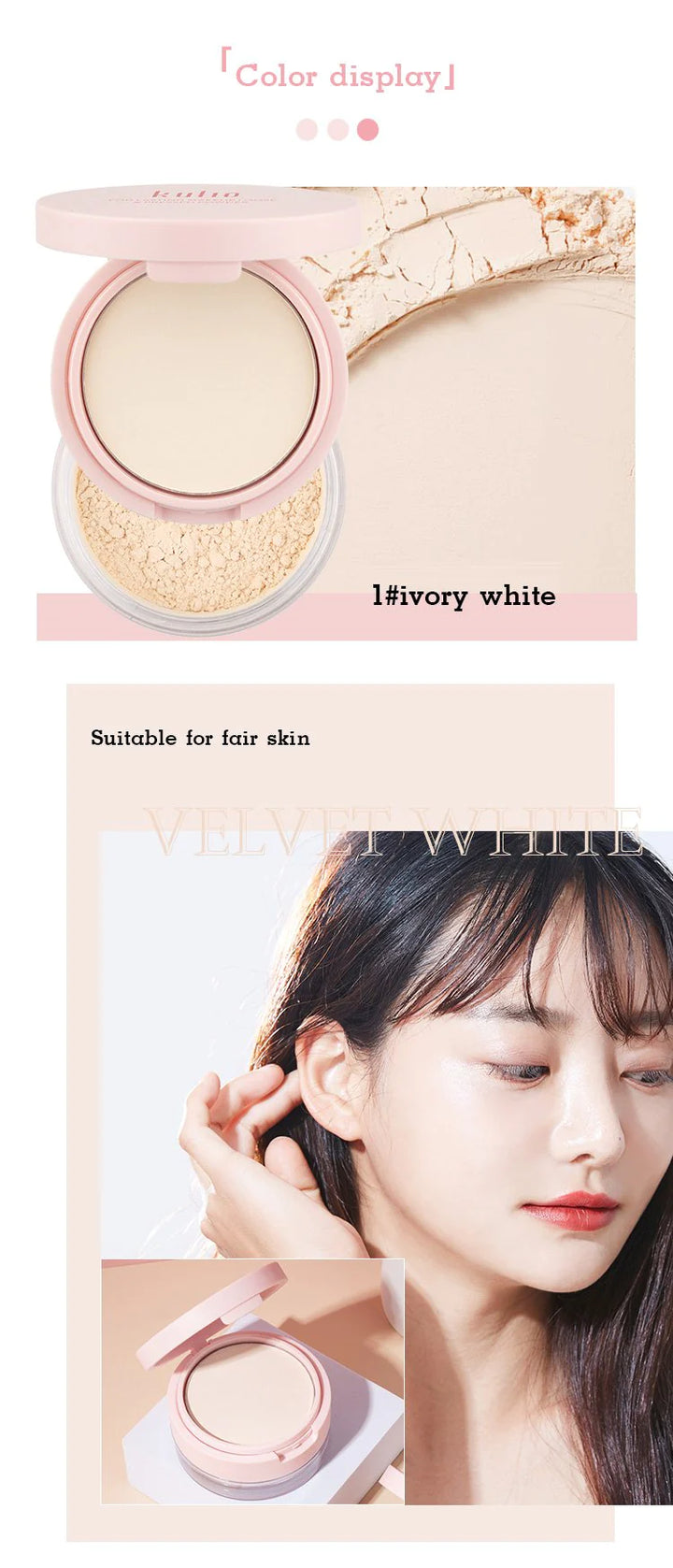 MISTY SET MAKEUP PRESSED POWDER AND LOOSE POWDER TWO IN ONE