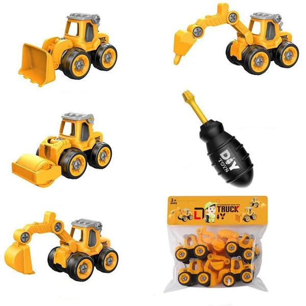 Construction Truck Toys Set