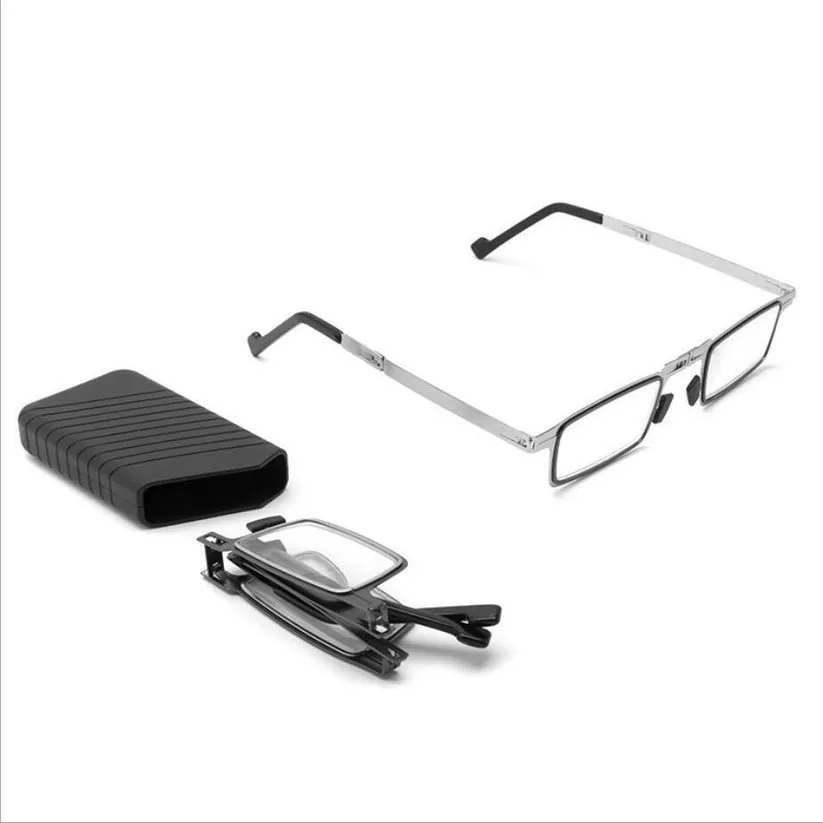 SCREWLESS ULTRA LIGHT TITANIUM FOLDING GLASSES