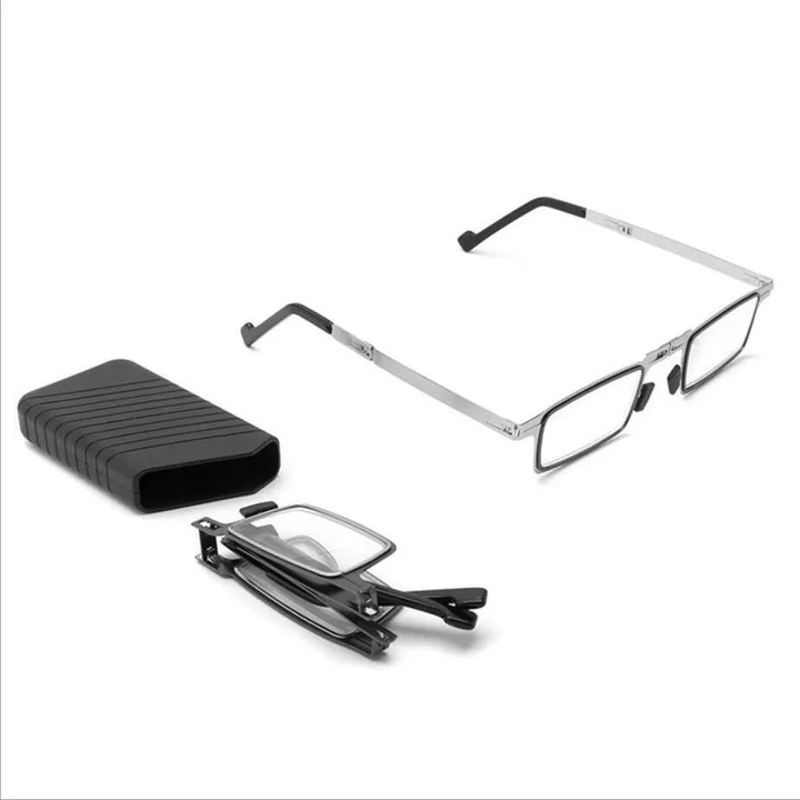 SCREWLESS ULTRA LIGHT TITANIUM FOLDING GLASSES
