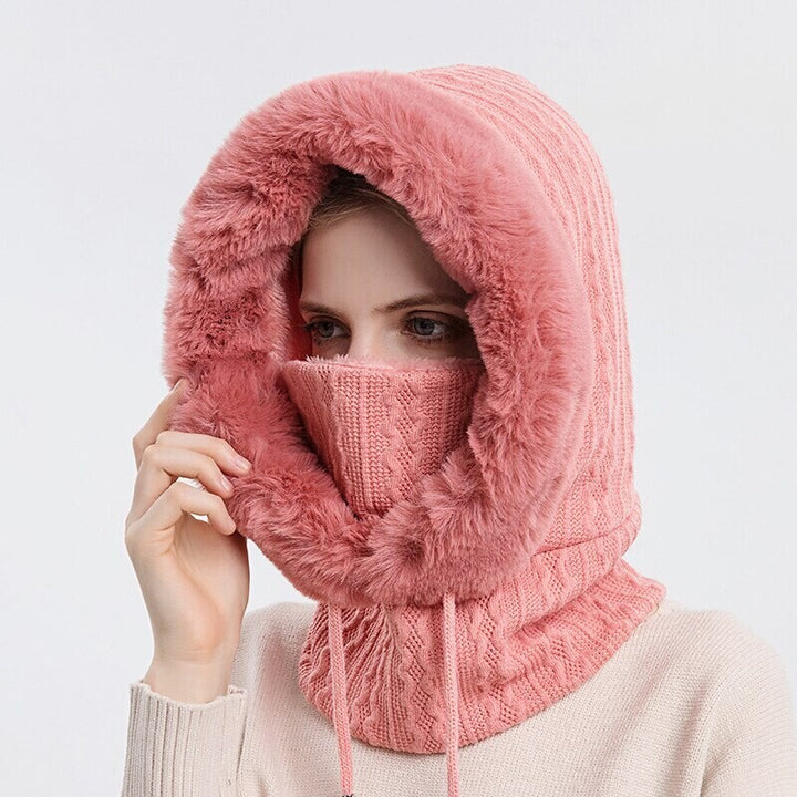 Winter Knit Set Unisex Warm Wind Proof Cap