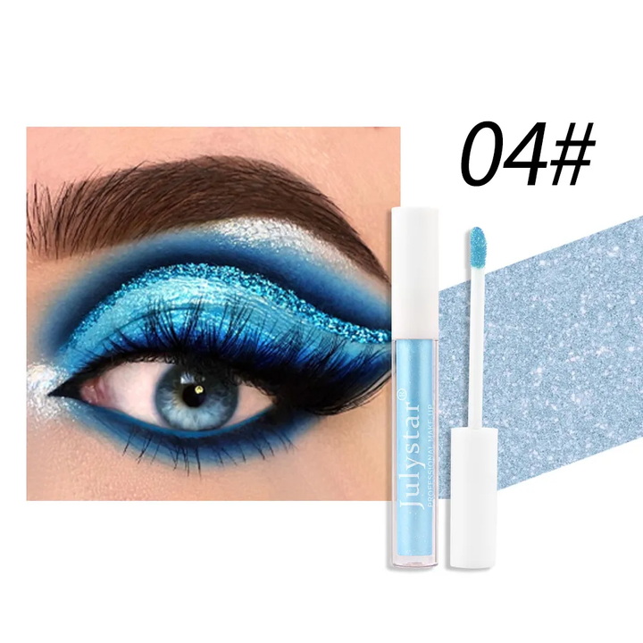JULYSTAR 10 Colors Liquid Glitter Eyeshadow Set