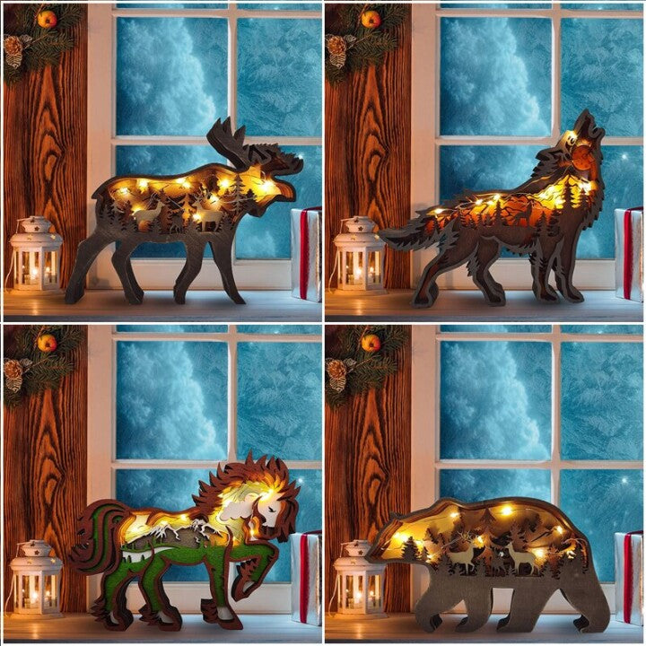 ANIMAL CARVING HANDCRAFT GIFT