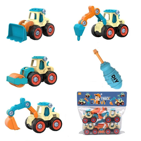 Construction Truck Toys Set