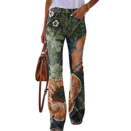 4 Button Flare Jeans