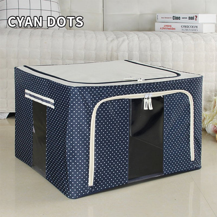 Multifunctional folding closet storage box