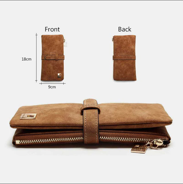 Lightweight Vintage Large Capacity Long Wallet