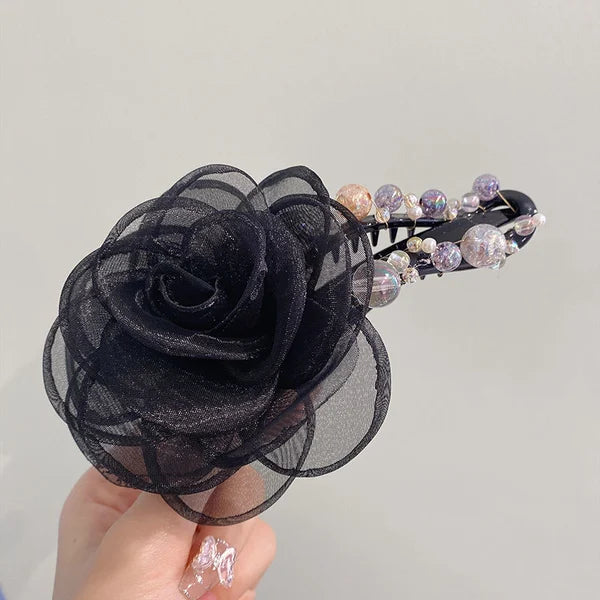 ELEGANT FLOWER HAIR CLIP