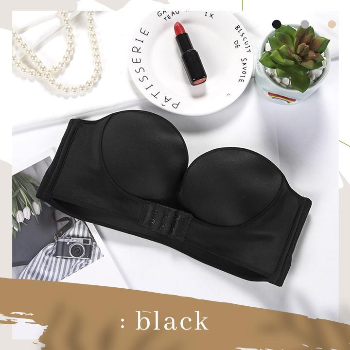 FRONT BUCKLE STRAPLESS ULTRA LIFT BRA