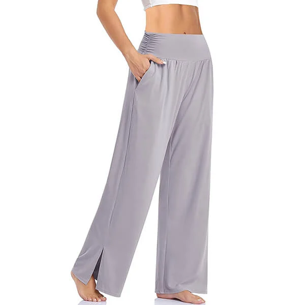 Womens Wide Leg Casual Loose Yoga Sweatpants