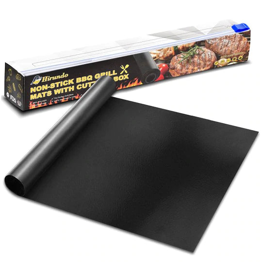 Non Stick BBQ Grill Mats with cutting box