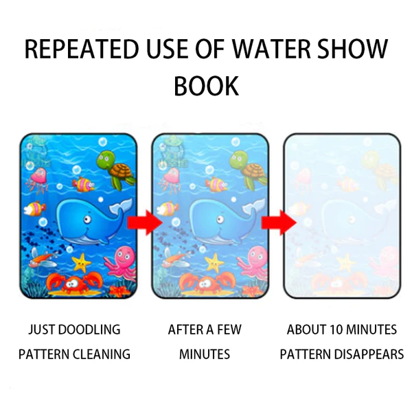 Magical Book Water Drawing