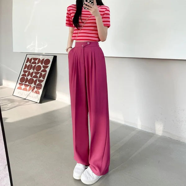 Womans Casual Full Length Loose Pants