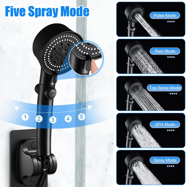 Multi functional High Pressure Shower Head