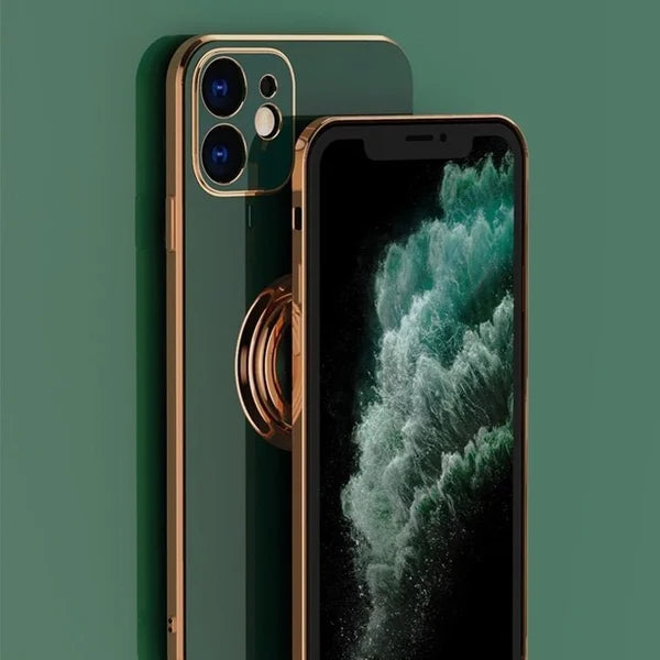 Plated iPhone Case with Ring