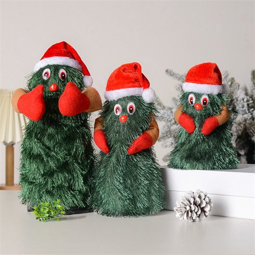 Dancing Christmas Tree Family