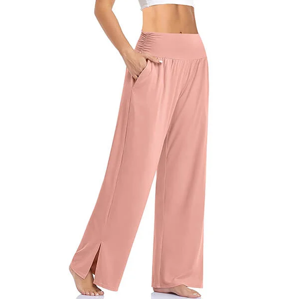 Womens Wide Leg Casual Loose Yoga Sweatpants