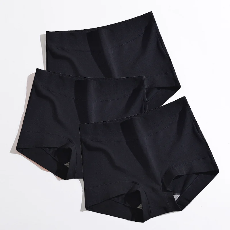 Womens Large Size High Waist Cotton Graphene Crotch Antibacterial Panties