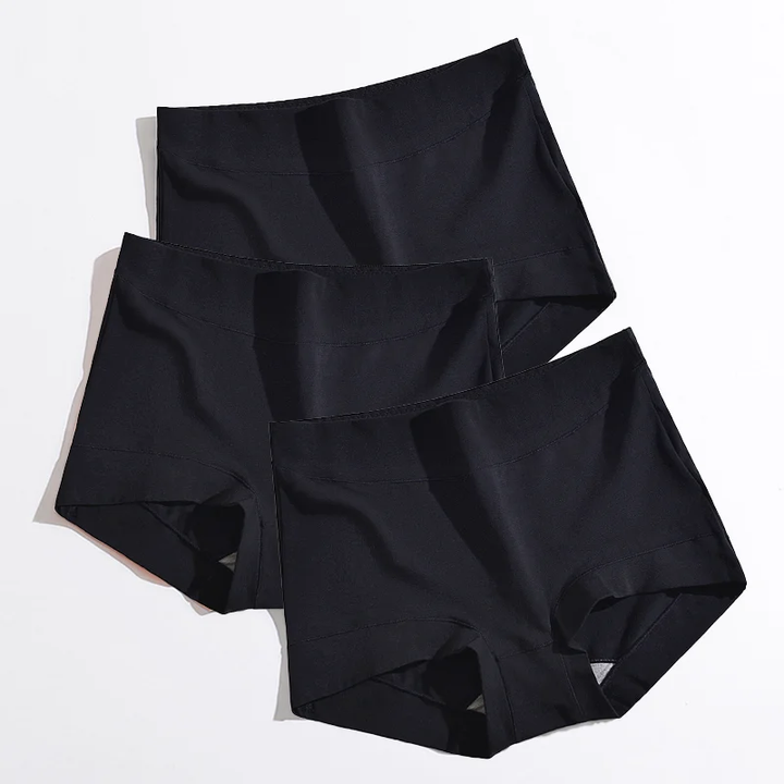 Womens Large Size High Waist Cotton Graphene Crotch Antibacterial Panties