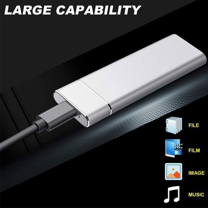 6TB 8TB 4TB 2TB Ultra Speed External SSD  Portable  Large Capability Mobile Solid State Drive for Laptops Desktop