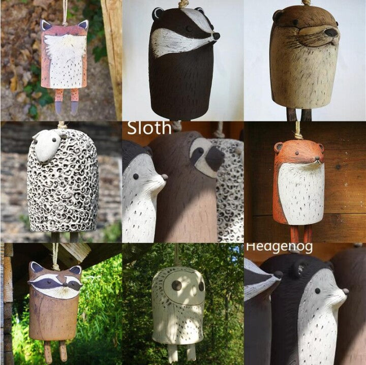 Beautiful Rustic Animal Wind Chimes Boho Handmade Garden Decor Gift