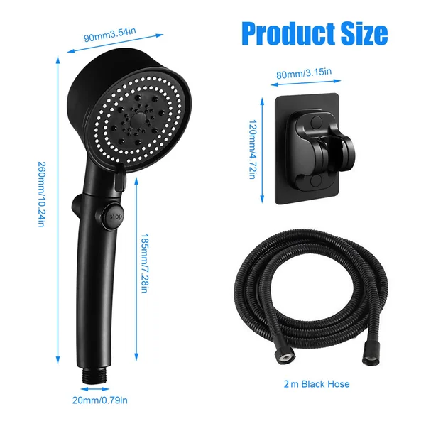 Multi functional High Pressure Shower Head
