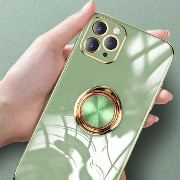 Plated iPhone Case with Ring
