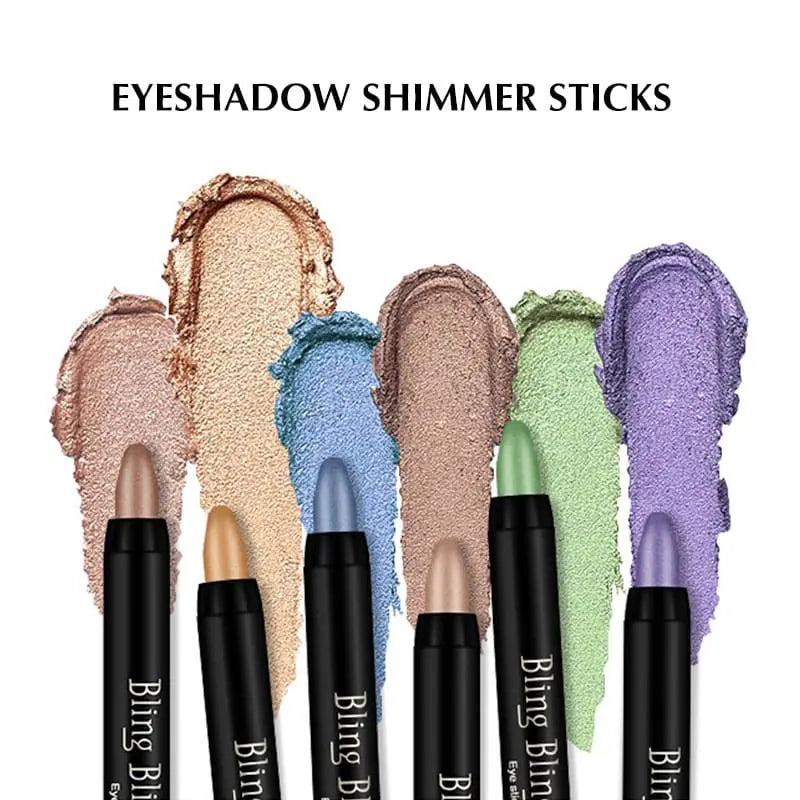 WATERPROOF EYESHADOW SHIMMER STICK - 8 COLORS