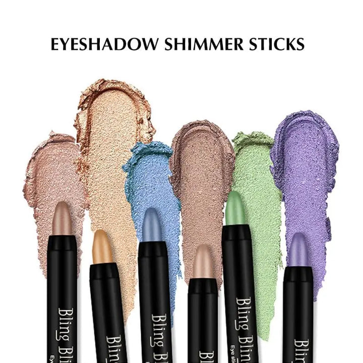 WATERPROOF EYESHADOW SHIMMER STICK - 8 COLORS