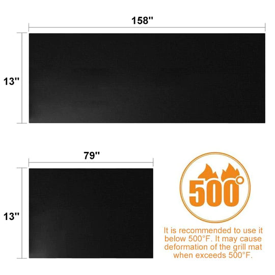 Non Stick BBQ Grill Mats with cutting box