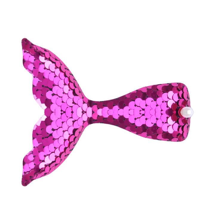New cartoon mermaid tail sequined duckbill clip