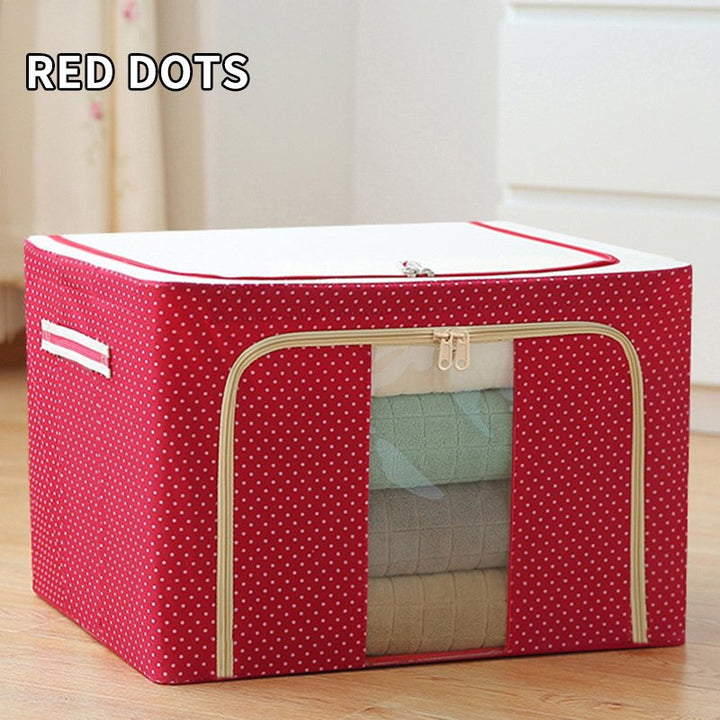 Multifunctional folding closet storage box