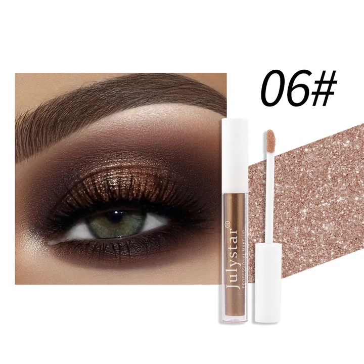JULYSTAR 10 Colors Liquid Glitter Eyeshadow Set