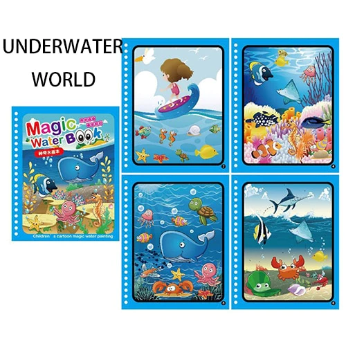 Magical Book Water Drawing