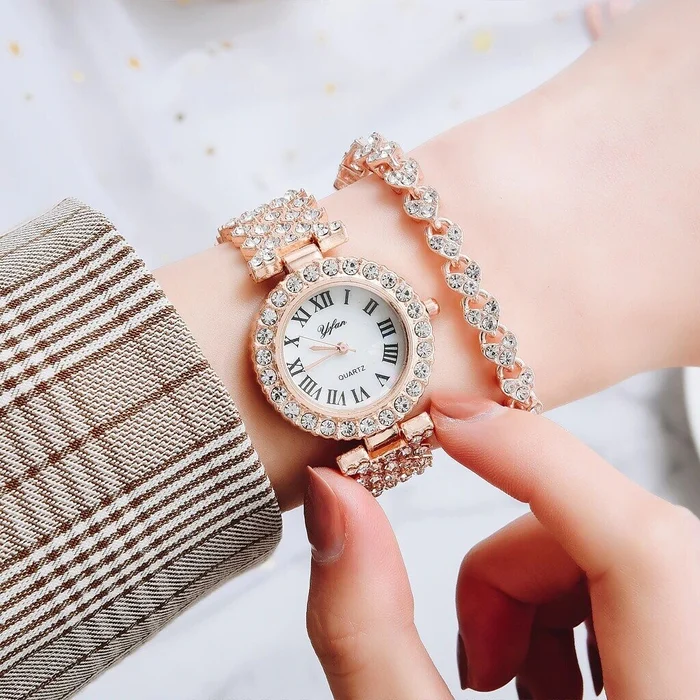 Shining 5A Cubic Zircon Watch