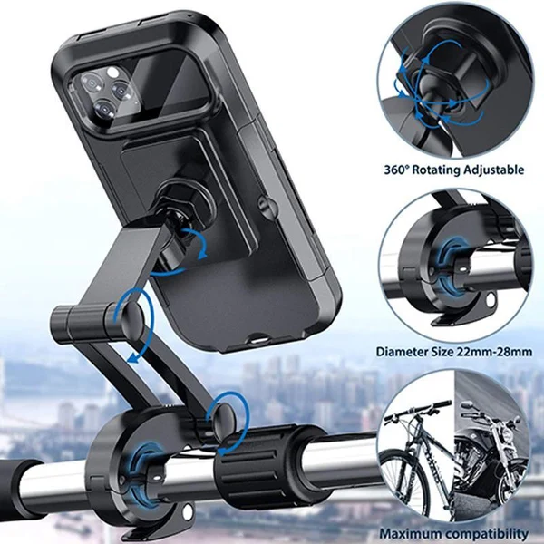 Waterproof Bicycle Motorcycle Phone Holder