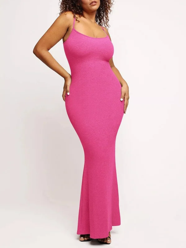 BUILT IN SHAPEWEAR MODAL SOFT LOUNGE DRESSES