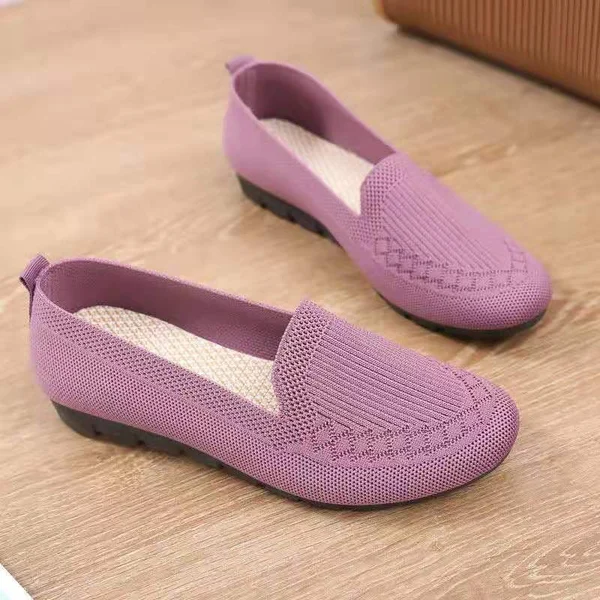 2022 Casual Shoes Womens Mesh Breathable Slip on Flat Shoes Ladies Loafers