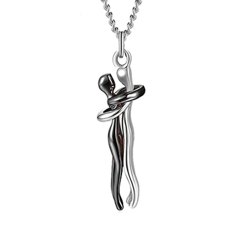 Couple Hug Necklace