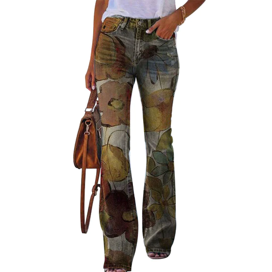4 Button Flare Jeans